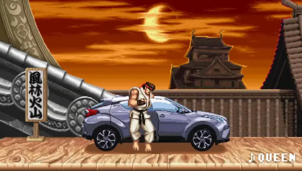 Ryu contra el CH-R
