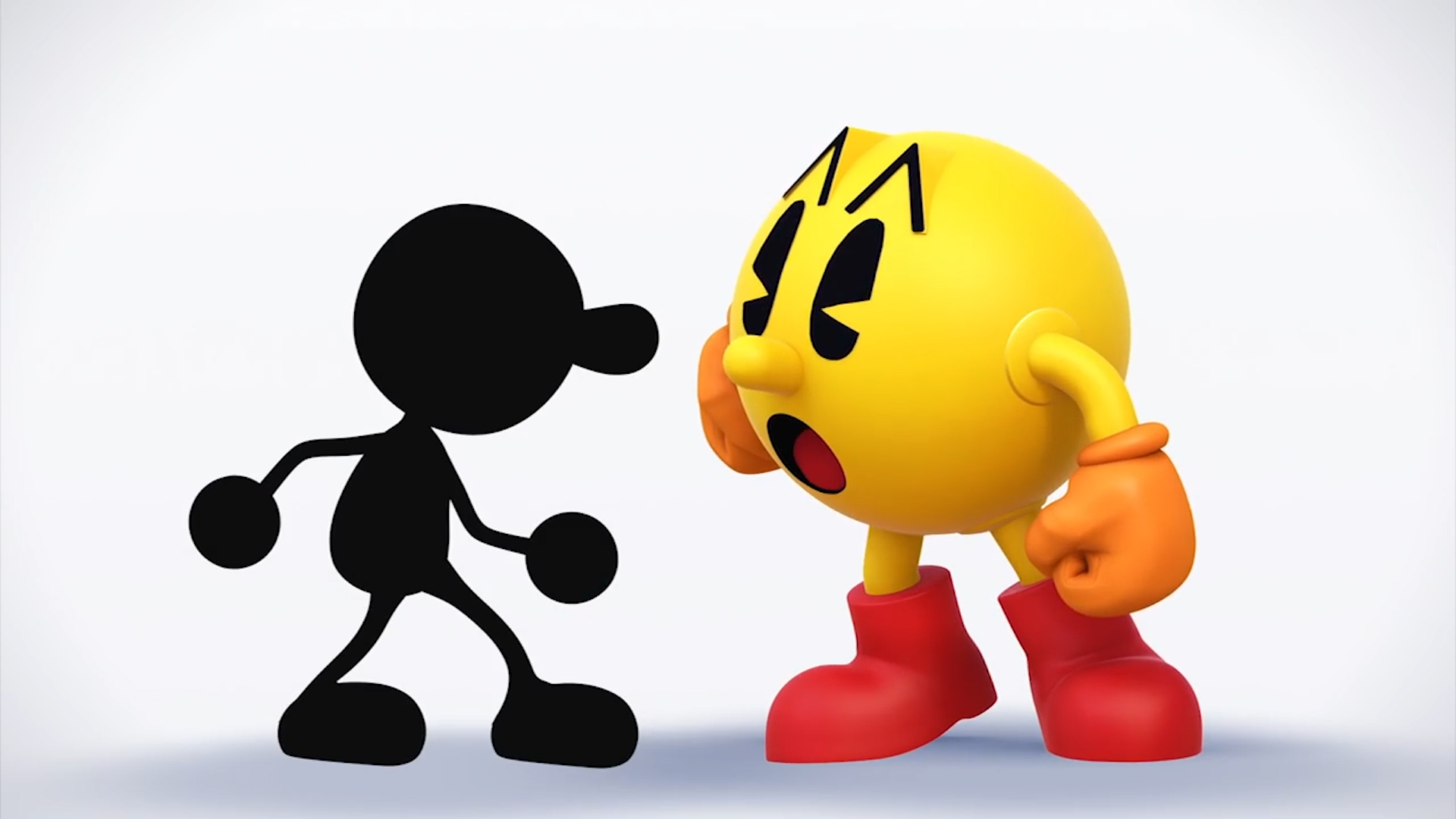 Pacman y Mr.Game&Watch