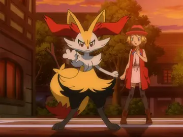 Serena y Braixen Serena y Braixen