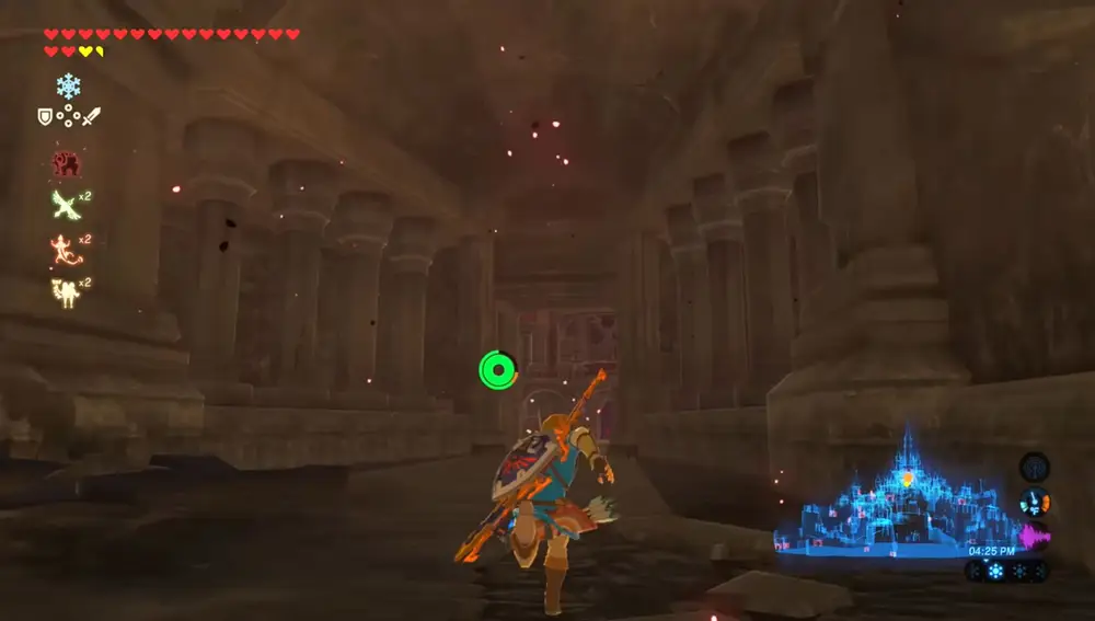 Entrada a la batalla final de The Legend of Zelda: Breath of the Wild