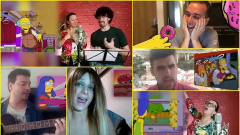 Los concursantes de TCNMST versionan las típicas canciones de Los Simpson Los concursantes de TCNMST versionan las típicas canciones de Los Simpson