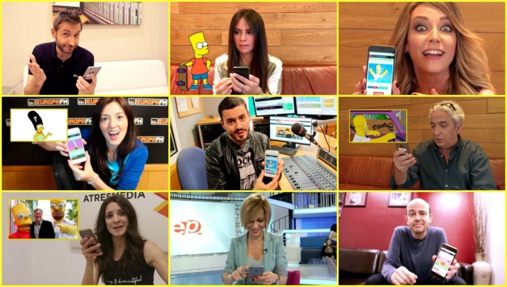 la clasificación de los famosos en 'El test definitivo de Los Simpson'