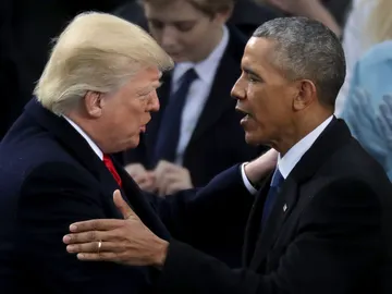 Donald Trump y Barack Obama Donald Trump y Barack Obama