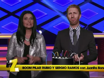 Pilar Rubio y Sergio Ramos concursan en ‘¡Boom!’, el domingo en ‘Homo Zapping’ Pilar Rubio y Sergio Ramos concursan en ‘¡Boom!’, el domingo en ‘Homo Zapping’
