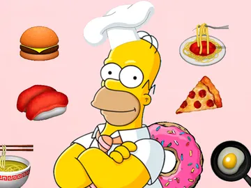 El menú de Homer El menú de Homer