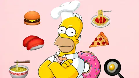 El menú de Homer El menú de Homer