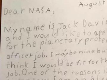 Carta niño de 9 años