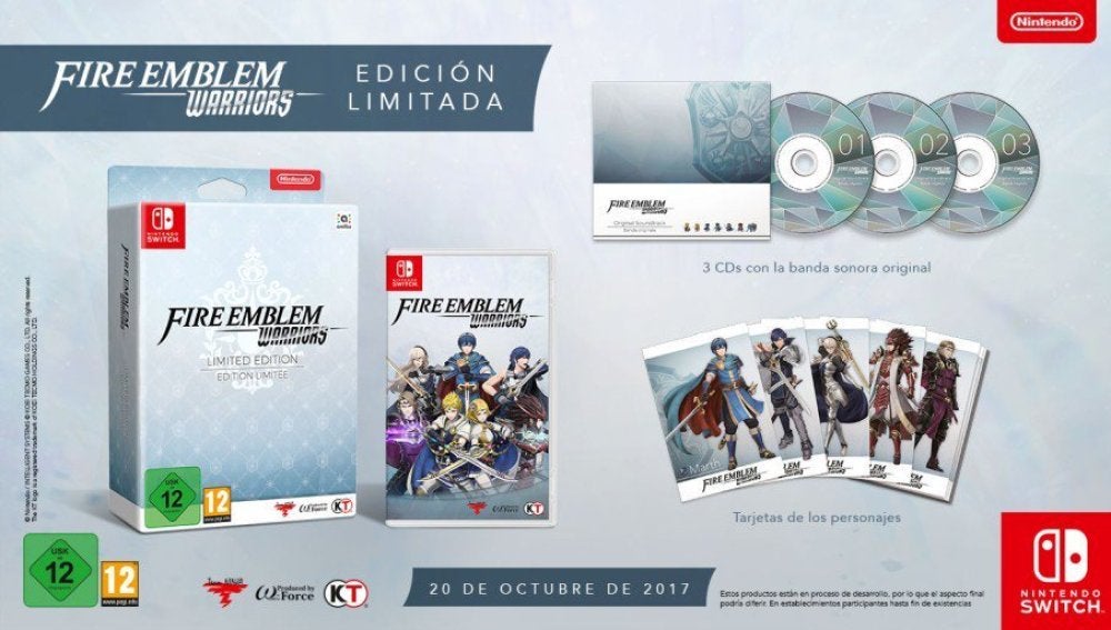 Edición limitada de Fire Emblem Warriors