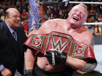 Brock Lesnar retiene el título en SummerSlam
