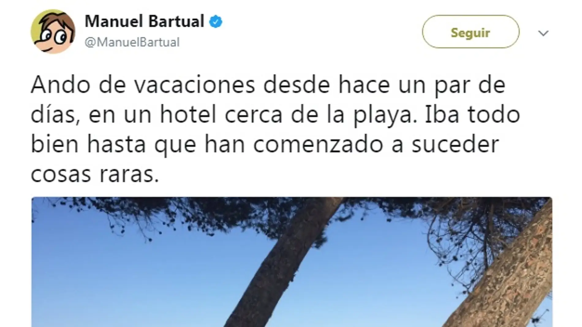 Manuel Bartual en Twitter