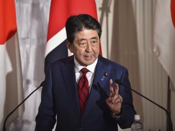El primer ministro nipón, Shinzo Abe