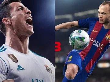 Portadas de FIFA 18 y PES 2018 Portadas de FIFA 18 y PES 2018