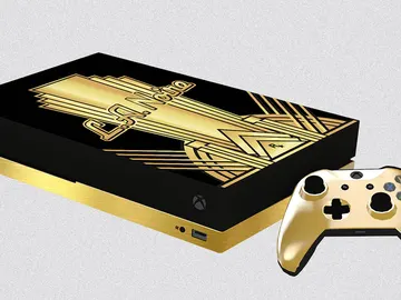 Consola Xbox One X estilizada Consola Xbox One X estilizada