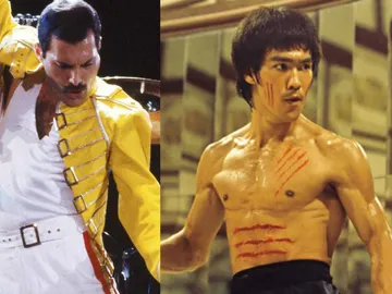 Freddie Mercury y Bruce Lee Freddie Mercury y Bruce Lee