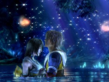 Tidus y Yuna en Final Fantasy X