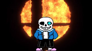 Sans de Undertale en Super Smash Bros.