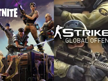 Fortnite y Counter-Strike: Global Offensive