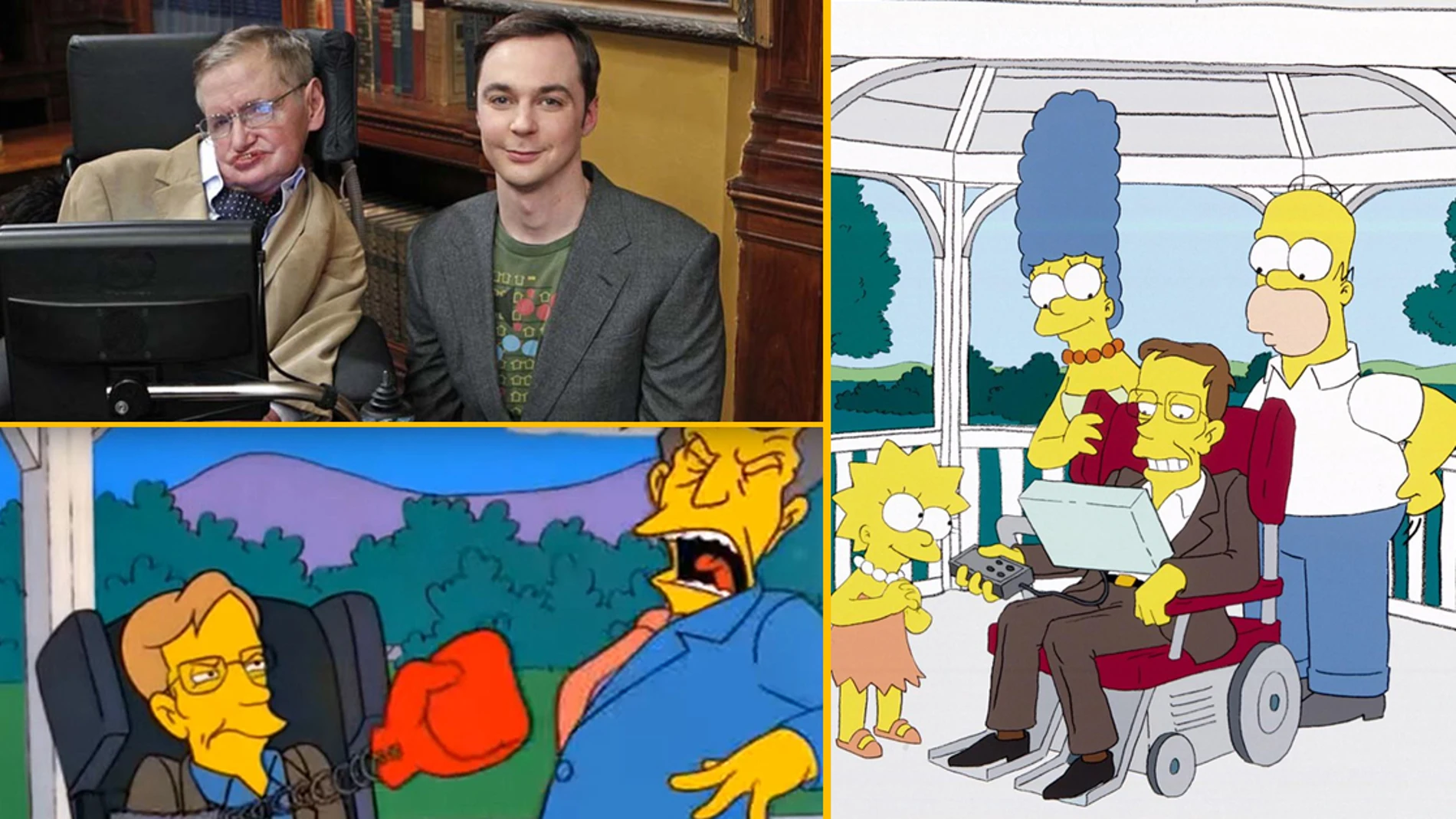 Revivimos el paso de Stephen Hawking por 'Big Bang' y 'Los Simpson' con una programación especial