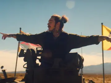 Post Malone en el vídeo de 'Psycho' Post Malone en el vídeo de 'Psycho'