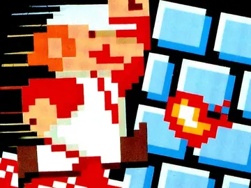 Portada de Super Mario Bros. Portada de Super Mario Bros.