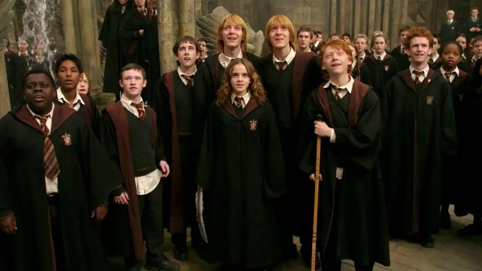 Los protagonistas de 'Harry Potter'