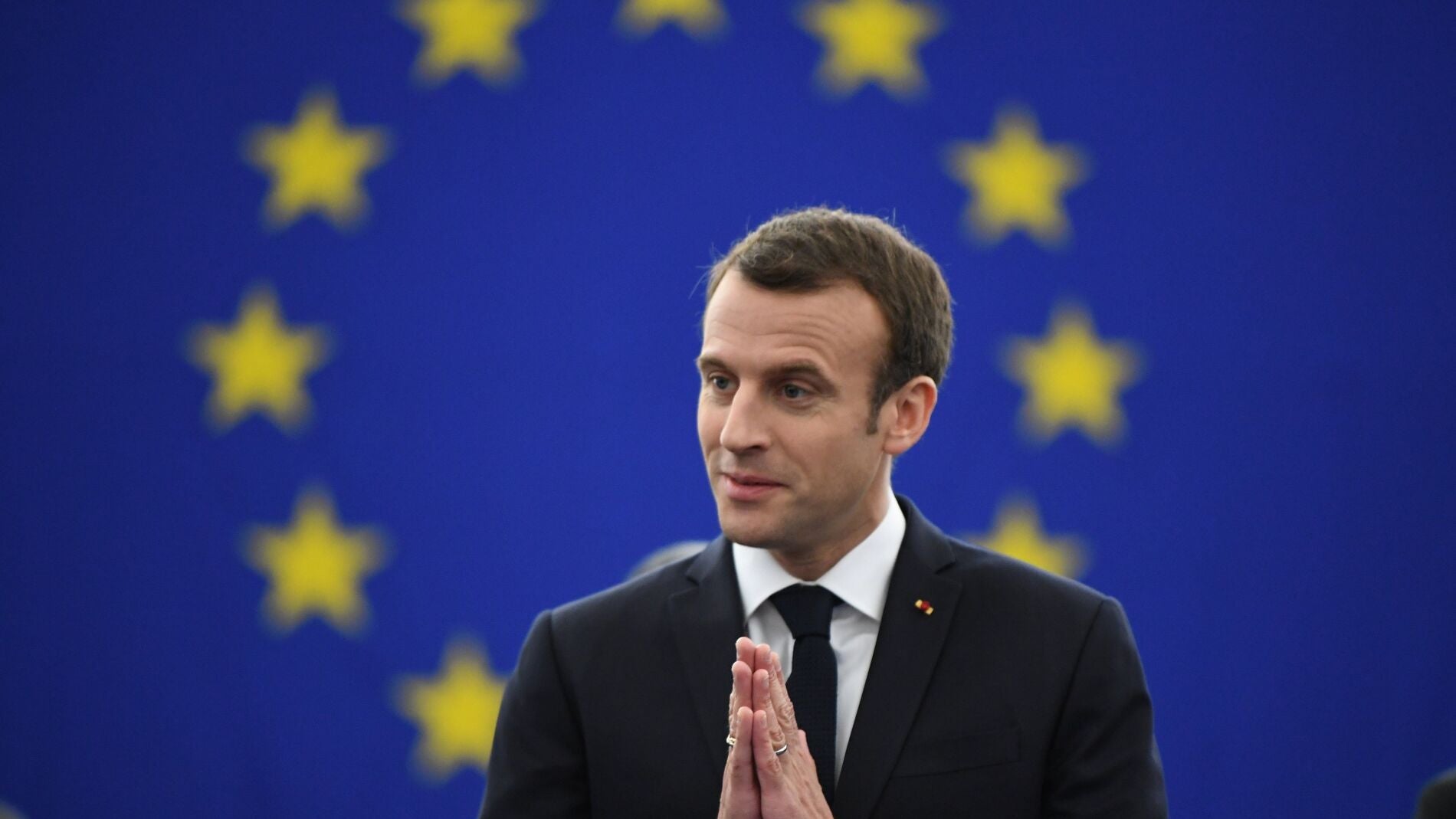 El presidente francés, Emmanuel Macron