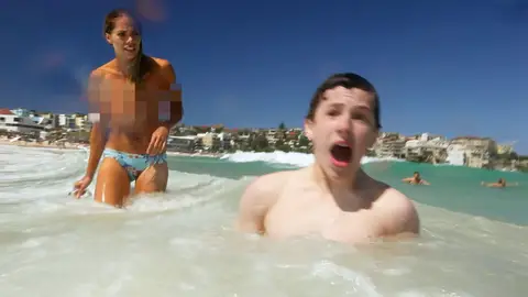 Luke en Australia Modern Family
