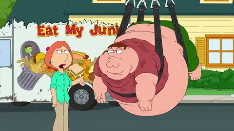 Peter tiene sobrepeso por culpa de la comida sana Peter tiene sobrepeso por culpa de la comida sana