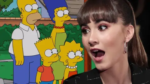 La reacción de Aitana Ocaña a ser dibujada como un personaje de 'Los Simpson' La reacción de Aitana Ocaña a ser dibujada como un personaje de 'Los Simpson'