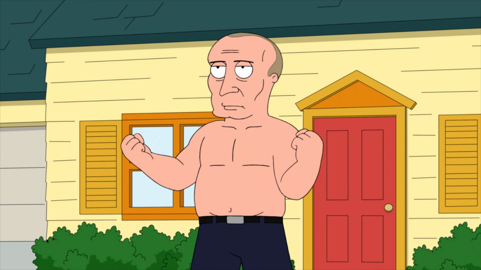 Vladimir Putin se presenta en casa de Peter para desafiarlo a una pelea