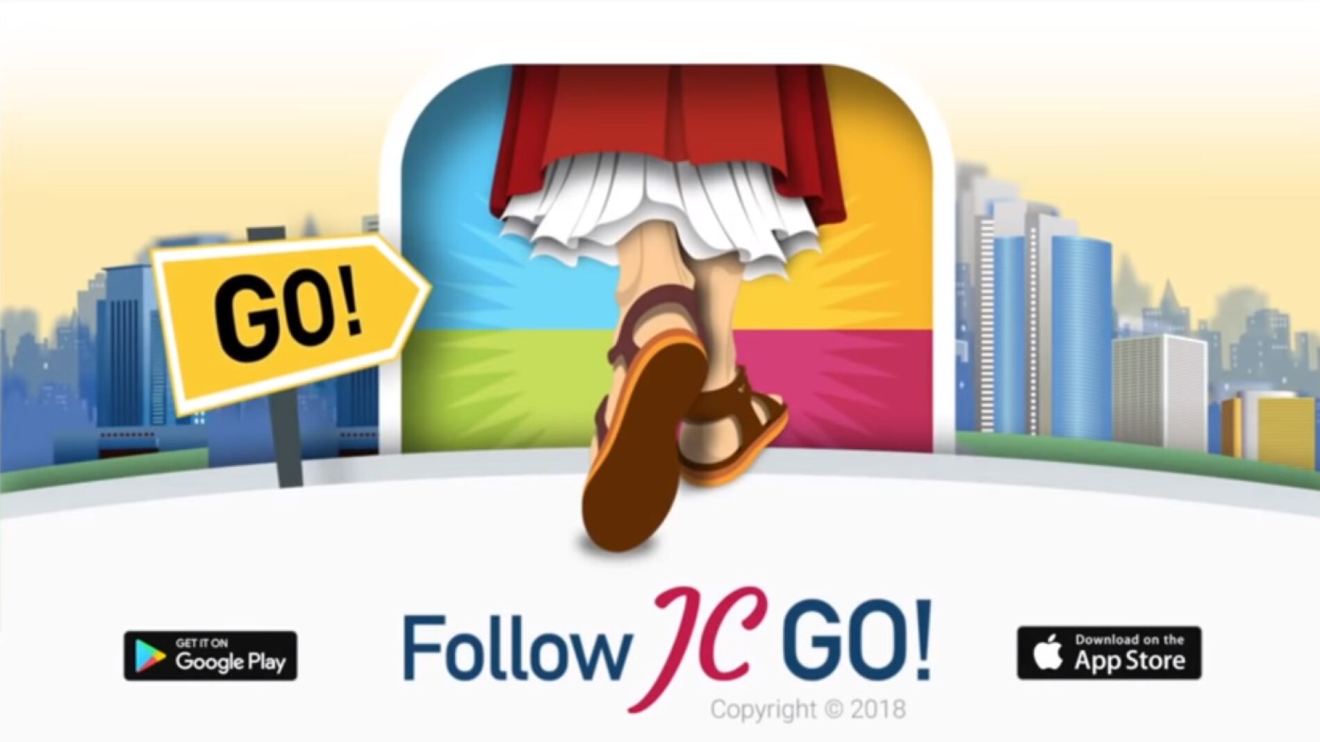 Follow JC Go!