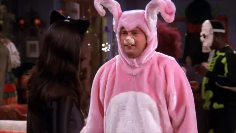 El ridículo disfraz de Chandler Friends