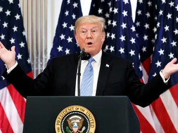 Donald Trump en un acto electoral Donald Trump en un acto electoral