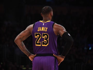 LeBron James, jugador de Los Angeles Lakers