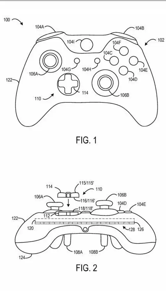 Patente Mando Xbox