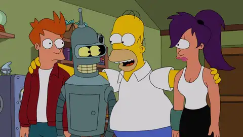Los Simpson y Futurama Los Simpson