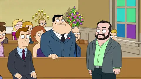El cameo de Frank Fritz, de 'Cazatesoros', en 'American Dad' El cameo de Frank Fritz, de 'Cazatesoros', en 'American Dad'