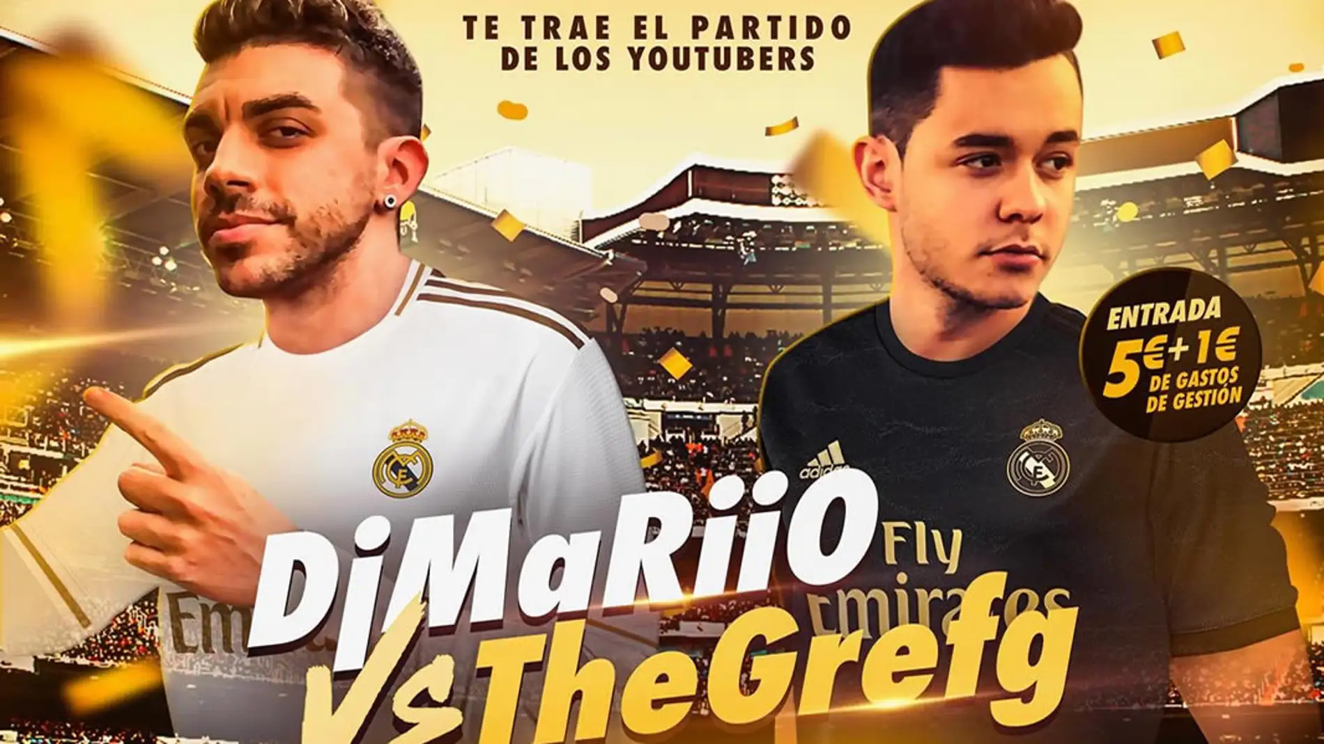 DjMariio y TheGrefg anuncian un partido benéfico de Santiago Bernabéu