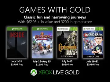 Xbox Gold para julio de 2019 Xbox Gold para julio de 2019