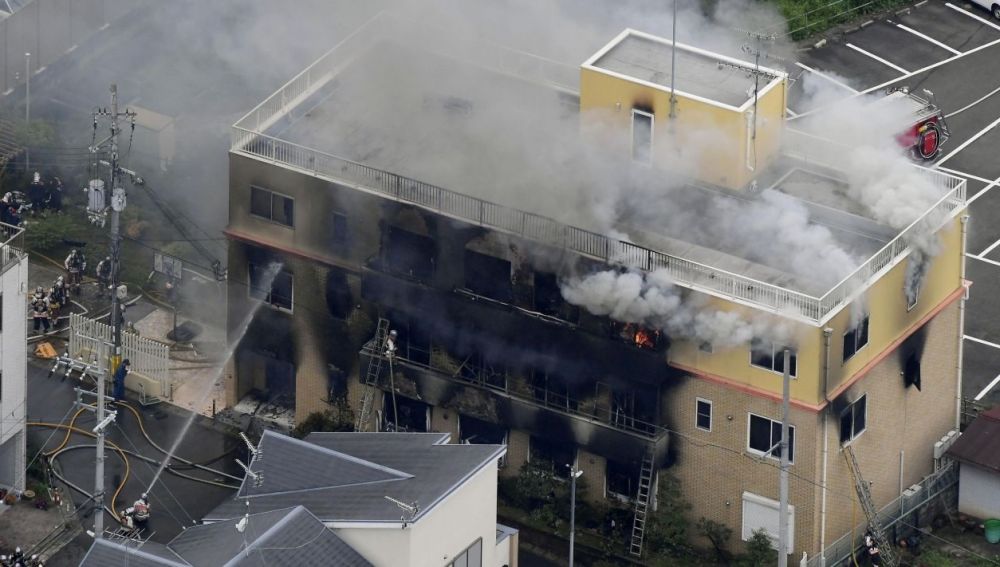 Incendio en los estudios de Kyoto Animation