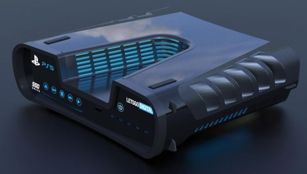 Render 3D PlayStation 5 