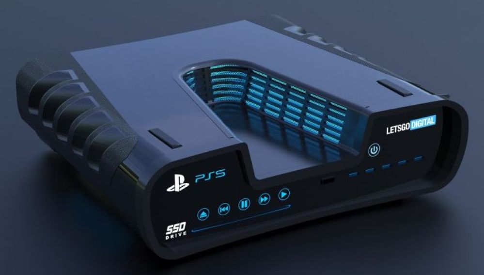 Render 3D PlayStation 5 