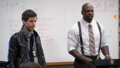 Sargento Terry y Jake Peralta Brooklyn Nine Nine