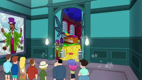 American Dad transforma la fábrica de chocolate de Charlie en una de marihuana momento destacado