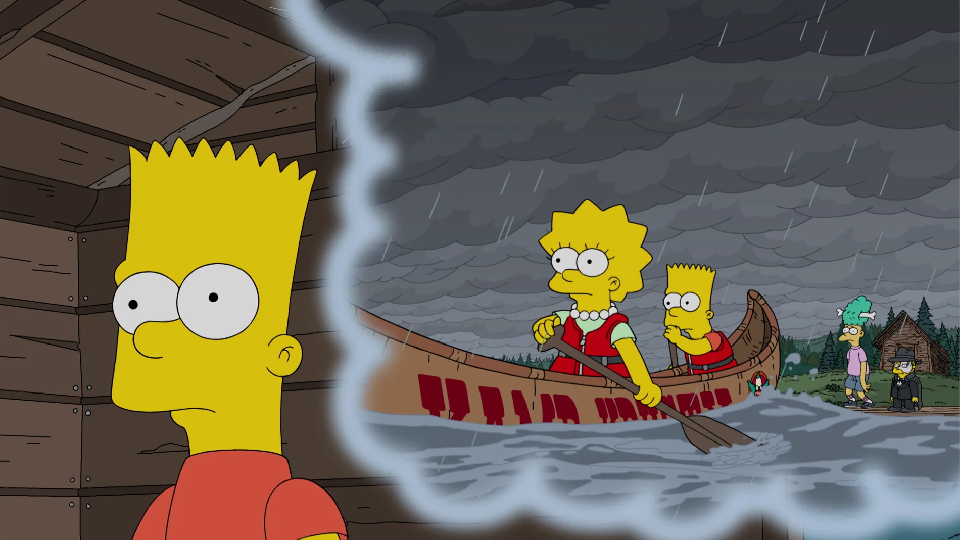 Bart y Lisa vuelven al campamento Krusty