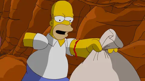 La chuches de Homer Los simpson