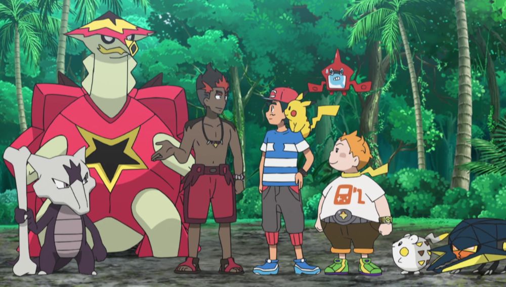 Pokémon - Temporada 22 - Capítulo 31:¡Domina el movimiento Z! ¡¡El ardiente campamento de Kiawe!!