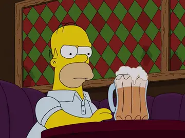 Homer decide dejar de beber para salvar su matrimonio Homer decide dejar de beber para salvar su matrimonio
