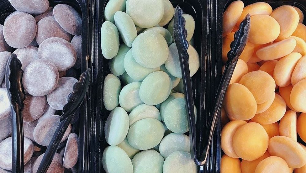 Mochis de diferentes sabores