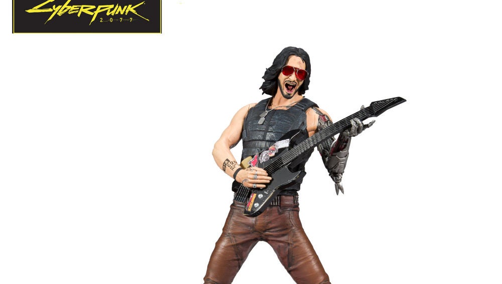 Figura de Keanu Reeves en Cyberpunk 2077